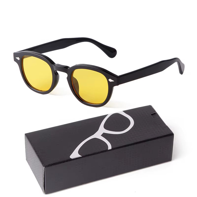 Fashion Gradient Blue Small round Sunglasses for Women Men Brand Designer Vintage Tortoise Square Sun Glasses Lunettes De Soleil