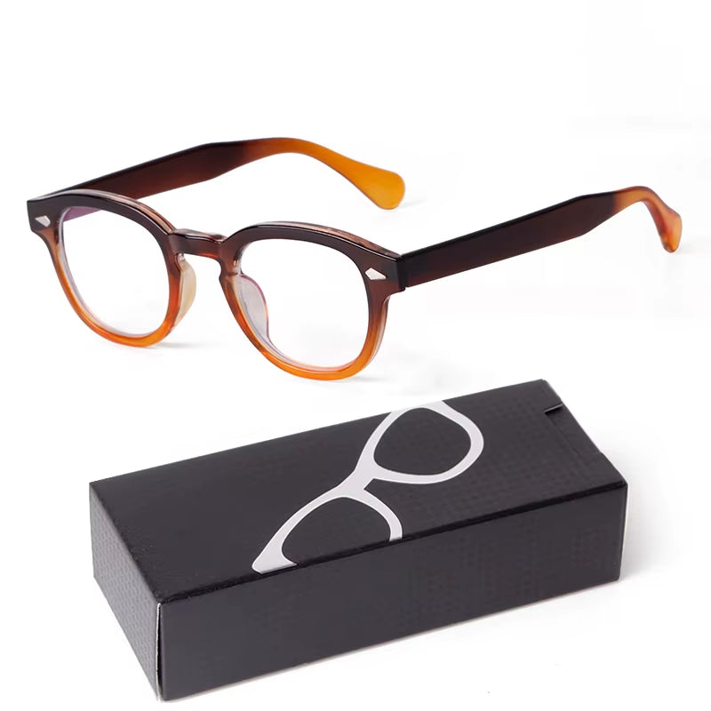 Fashion Gradient Blue Small round Sunglasses for Women Men Brand Designer Vintage Tortoise Square Sun Glasses Lunettes De Soleil